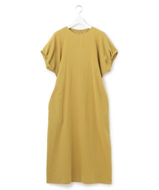 J.PRESS YORK STREET 【WOMEN】ワンウォッシュ リネンコットン ワンピース イエロー系