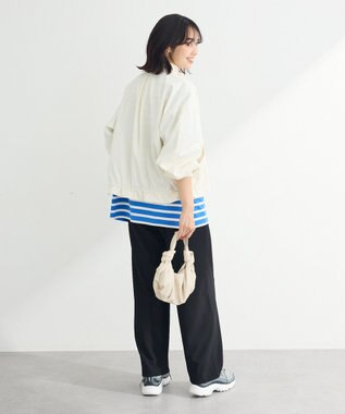 Green Parks 撥水加工　スタンドドロストブルゾン Ivory