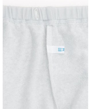 Wing 【パジャマ】　長袖・長ズボン　綿100％（表側・肌側）　パイル素材（肌側）　ウイング／ワコール　EP8092 グレー