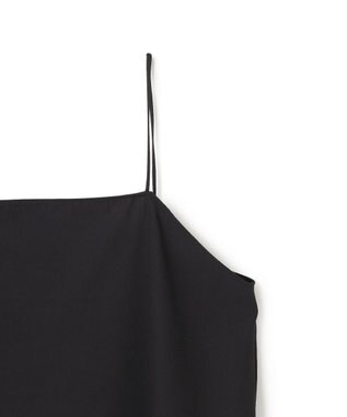 UNFILO レースヘム キャミソール ブラック