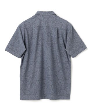 JOSEPH HOMME 新素材【洗える/通気性】ヨシタレース　レギュラーカラー半袖シャツ ネイビー系