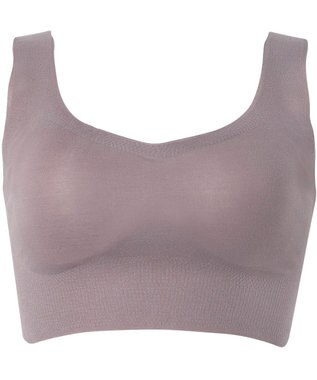 WACOAL ノンワイヤーブラ [GOCOCi/ワコール] ハーフトップ ブラトップ まるでつけていないような着ごこち 綿混 立体的なバストシルエット レディース CGG551 /ワコール ブラウン