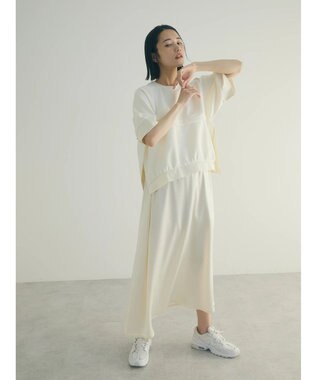 Green Parks armonia．カットレイヤードワンピース White