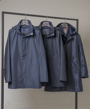 GOTAIRIKU MA-1ダウンブルゾン付【仕事で着用可】ミリタリー 3WAYフーデットパーカー ネイビー系8