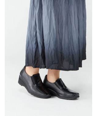 ASICS WALKING ペダラ WC078B 3E ヒール高4.5cm ブラック系