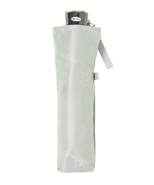 MOONBAT 【一級遮光/晴雨兼用】LANVIN en Bleu (ランバン オン ブルー) 折りたたみ日傘 ラインドローイング 遮光 遮熱 UV