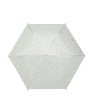 MOONBAT 【一級遮光/晴雨兼用】LANVIN en Bleu (ランバン オン ブルー) 折りたたみ日傘 ラインドローイング 遮光 遮熱 UV ミントグリーン