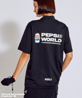 PW CIRCULUS 〈Pepsiコラボ〉【UNISEX】Pepsi World Graphic モックネックT ブラック系