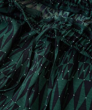 Green Parks 柄イージーパンツⅠ（ワイド） Green