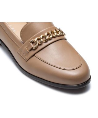 REGAL FOOT COMMUNITY 【リーガルレディース】F60R 晴雨兼用チェーンローファー フラットシューズ ベージュ