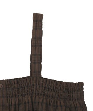 AMERICAN HOLIC シアーチェックビスチェ Brown