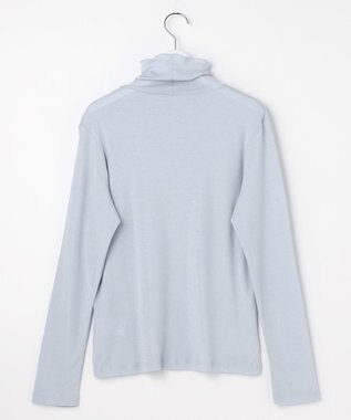 J.PRESS LADIES S タートルジャージー カットソー サックスラメ系