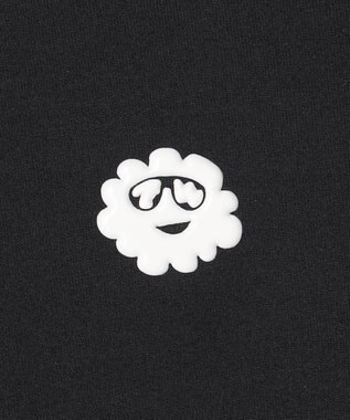 PW CIRCULUS 【WOMEN】アニマルグラフィックモックネック  ゴルフウェア レディース ブラック系