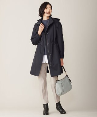 J.PRESS LADIES S 【洗える】2way thermoサキソニー テーパード パンツ ベージュ系