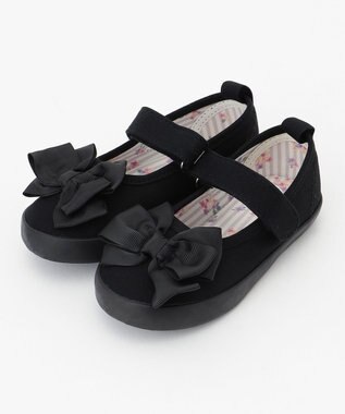 ANY KIDS リボンベルクロハンプバレエ ブラック系