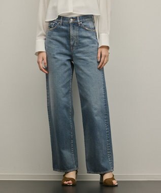 GRACE CONTINENTAL ワイドストレートデニムパンツ