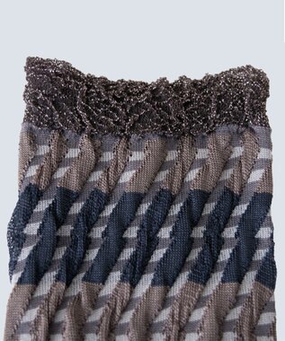 COQ ミケネコテイル リバーシブルファーソックス ブラック