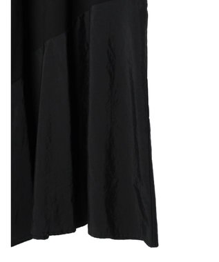 Green Parks armonia．布帛切り替えポンチワンピース Black