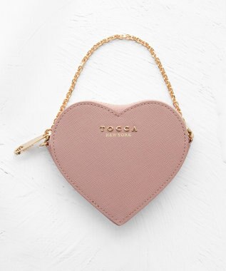 TOCCA 【八木アリサさん着用】WISH IN HEART CHARM POUCH チャームポーチ ピンク系