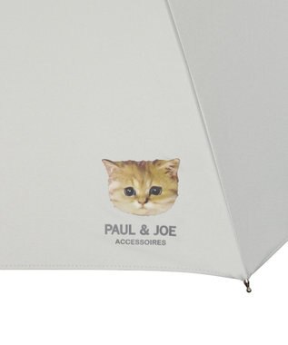 MOONBAT 【一級遮光/軽量】PAUL & JOE 晴雨兼用 日傘 長傘 ワンポイント ヌネット ホワイト