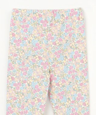 ANY KIDS 総柄フルレングスレギンス オフホワイト×小花柄