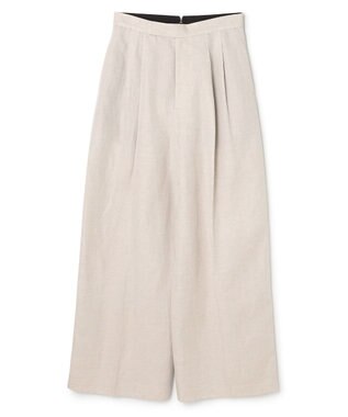 uncrave テンセルライトリネン ワイドパンツ フラックス（佐藤晴美さん着用）