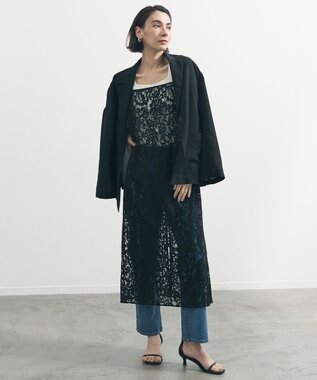 UNFILO 【UNFILO DENIM/新色追加】撥水ストレッチ テーパードデニム ブルー