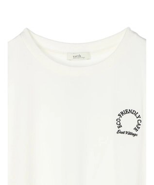 earth music&ecology Ｓｕｇａｒ　スリットＴ Off White