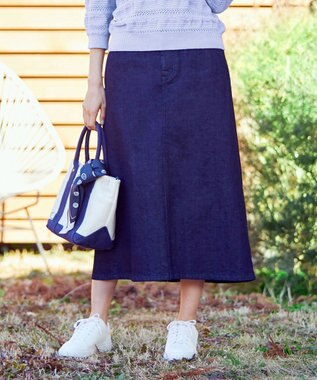 洗える 8 5oz Stretch Denim ロング デニム スカート J Press Ladies ファッション通販 公式通販 オンワード クローゼット