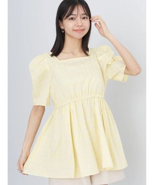 earth music&ecology スクエアネックチュニック