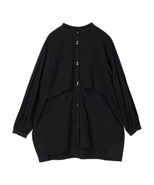 AMERICAN HOLIC サラックールレイヤードシャツチュニック Black