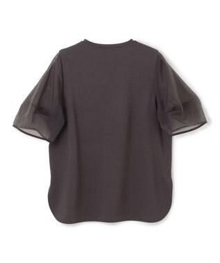 UNFILO BEAUTY FORM-T シアースリーブT チャコールグレー