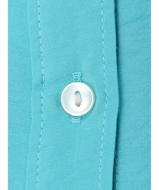 Green Parks レギュラーカラーシアーシャツ Blue Green