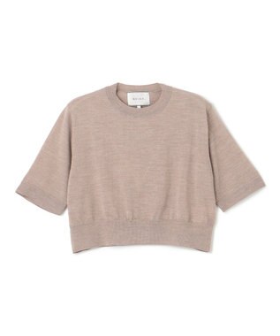 BEIGE， 【洗える】LA MONNAIE / ショート丈ニット Lt Taupe