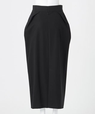 23区 【エステータ】コットンダブルクロス スカート ブラック系