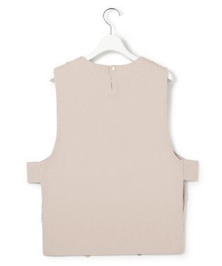 23区 【先行予約】エンブロイダリーレース ニットベスト ベージュ系