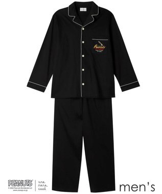  MADE WITH PEANUTS 【綿100％】 80スムースメンズパジャマ