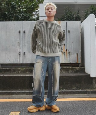 WEGO 厚底ボリュームダッドスニーカー キャメル