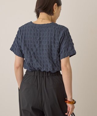 AMERICAN HOLIC ポコポコ半袖プルオーバー Navy