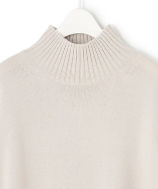 ICB L 【WEB限定カラーあり】 ソフトカシミヤミックス ハイネックワンピース トープ系