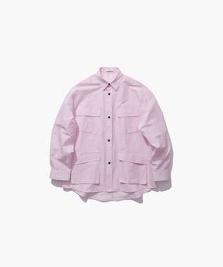 ATON SILK LINEN POPLIN | ジャングルファディーグジャケット PINK
