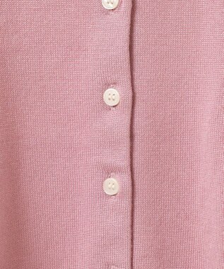 earth music&ecology ＵＶカット加工クルーネックニットカーディガン Pink