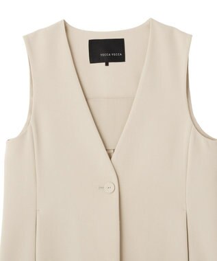 YECCA VECCA ノーカラージレ Light Beige