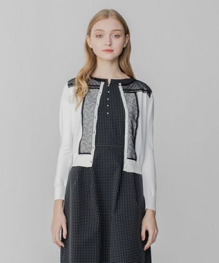 TOCCA 【洗える！】CHAMPS ELYSEES カーディガン アイボリー系