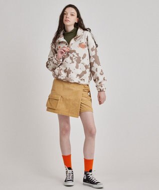 PW CIRCULUS 【WOMEN】コーデュロイ スカート見えショーツ ベージュ系