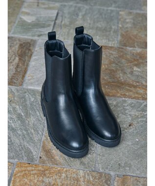 AMERICAN HOLIC 【整履き】サイドゴアチェルシーブーツ Black