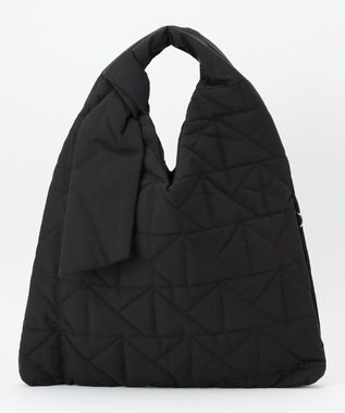 LA BAGAGERIE 【maison vert】 【超軽量！】キルティングトライアングルトートバッグ ブラック