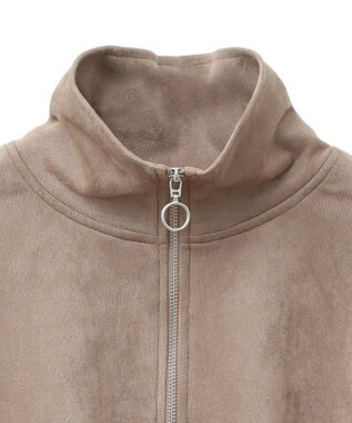 Green Parks ・ＳＵＧＡＲ　ＳＰＯＯＮ　スエードポンチハーフＺＩＰ Beige