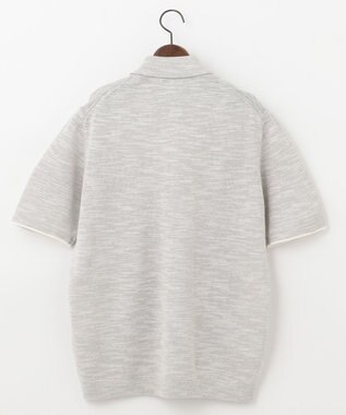 JOSEPH ABBOUD 【サスティナブル】スラブギマ ポロシャツ ライトグレー系