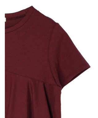 earth music&ecology フロントフリルプルオーバー Bordeaux